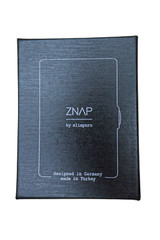 RFID Blocking Slim Solid Leather Aluminum Wallet – ZNAP by slimpuro (Black)