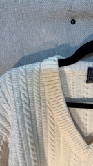 Vintage Pendleton Sir Pendleton Wool Cable Knit V Neck Sweater XL USA