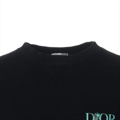 Dior Cotton Basic knitted fabric M Men&rsquo;s Black 293J674H0531 Back embroidery