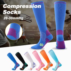 3 Pair Neuropathy Compression Socks For Unisex Calf High Solid Support Stockings