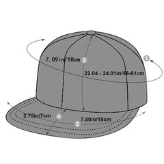 Premium Solid Fitted Cap Baseball Cap Hat, Flat Bill / Brim NEW – Unisex