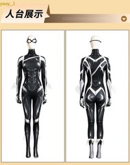 Marvel&rsquo;s Spider-Man 2 Felicia Black Cat Jumpsuit Suit Tights Cosplay Bodysuit