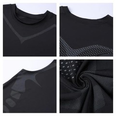 Men Athletic Compression Shirt Workout Shaper Tank Top Sport Gym Vest