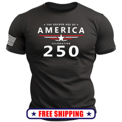 THE GOLDEN AGE T-Shirt – usa america 250 patriotic maga S-2X