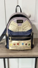 Loungefly Marvel Thanos Infinity Gauntlet Mini Backpack Avengers Endgame Bag