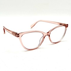 Blue Blocking Screen Glasses Clear Pink Fashion Frame Study Office
