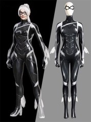 Marvel&rsquo;s Spider-Man 2 Felicia Black Cat Cosplay Jumpsuit Suit Tights Bodysuit