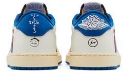 New Air Jordan 1 Low Retro OG SP Fragment Travis Scott Military Blue DM7866-104