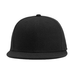 Premium Solid Fitted Cap Baseball Cap Hat, Flat Bill / Brim NEW – Unisex