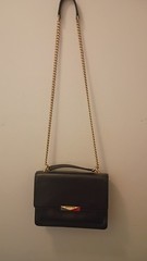Michael Kors Black Shoulder Bag, Gold Hardware Chain Must See