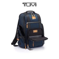 TUMI Alpha 3 Briefcase Blue Backpack Nylon Shoulder Bag Business Sports Bag