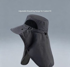 Versatile Detachable Sun Hat, Windproof & Breathable for Hiking,Camping & Travel