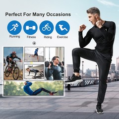Men&rsquo;s Compression Shirt Long Sleeve Athletic Workout Shirts Active Base Layer