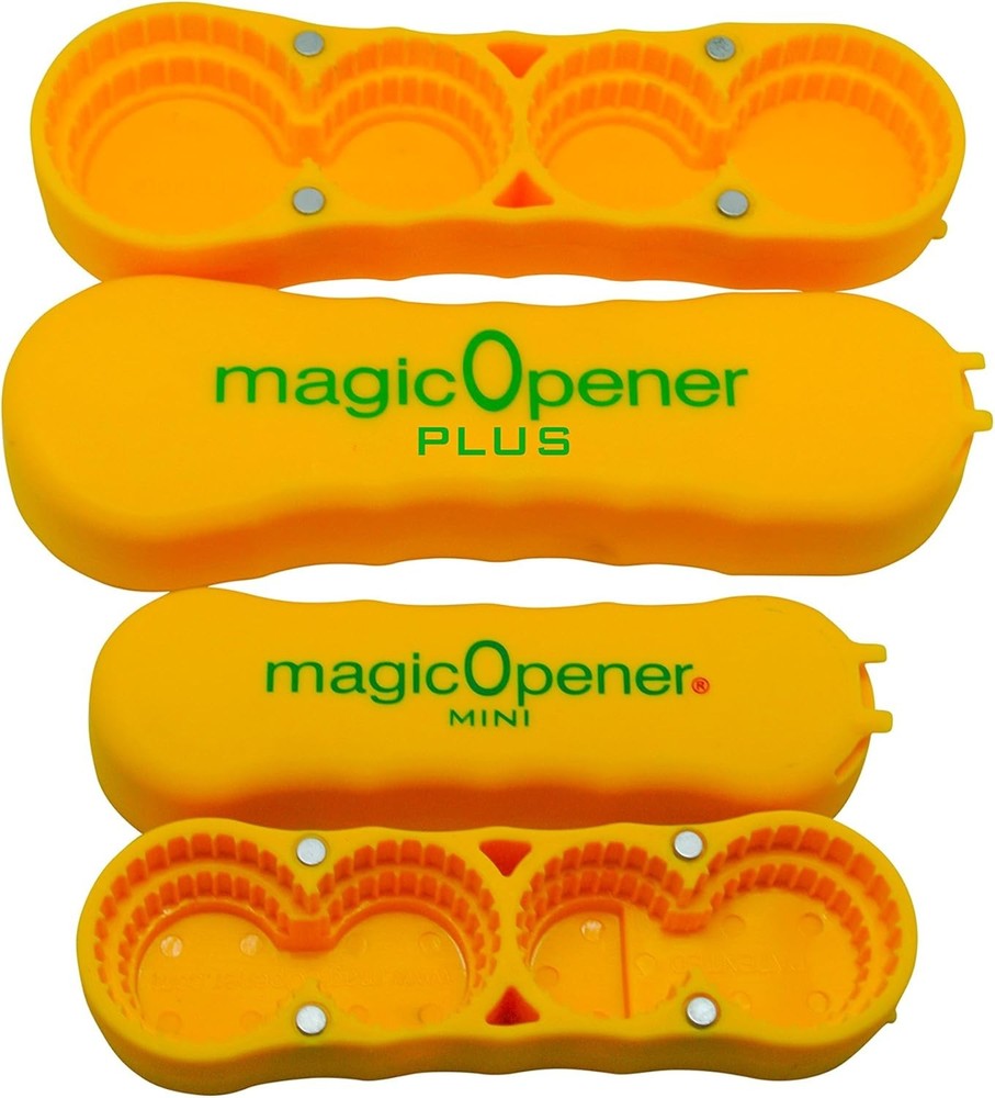 COMBO – 1 mO MINI for small plastic caps & 1 PLUS larger Yellow