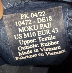 Olukai Moku Pae Boat Shoes Mens Sz 10 Blue Mesh Lightweight Casual No Mark Soles
