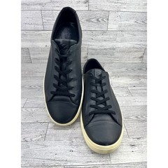 ECCO Soft 7 Sneakers Black Leather Lace Up Men&rsquo;s EU 43 US 9-9.5 Casual Comfort