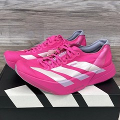 adidas Adizero Adios Pro 4💖&rsquo;Shock Pink&rsquo; Pink Silver Men&rsquo;s Sneakers