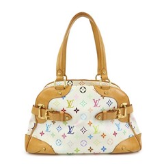 Louis Vuitton Monogram Multicolor Claudia Hand Bag Blanc M40193 Auth Used F/S