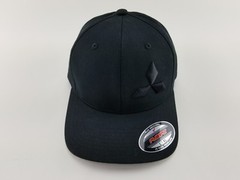 Mitsubishi hat, FlexFit hat, FlexFit cap, custom, fitted hat, 3d embroidery, hat