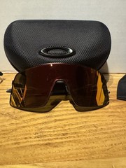 Oakley Sutro Ti Sunglasses OO6013-02 Satin Carbon Titanium Prizm Ruby w/case