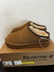 BEARPAW Martis Hickory Women&rsquo;s Suede Slip-On Slippers Size 10 M