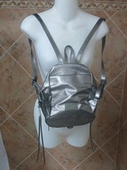 NWOT-BEAUTIFUL DISASTER Mini Backpack-Metallic Bronze