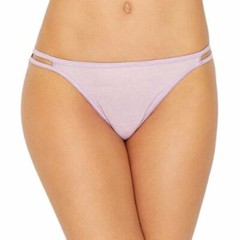 4 pairs VANITY FAIR String Bikini ILLUMINATION 18108 Panty Solid Colors 8 / XL