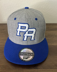 Kipa PR Logo Adjustable Snapback Hat Gray/Blue/White One Size