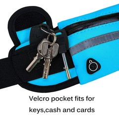 Waist Running Belt Bag Sports Portable Outdoor Gym Waterproof Money Zip Pouch
