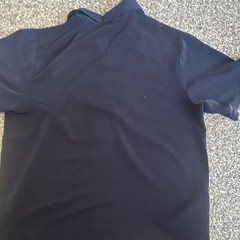Vtg 90s Y2K YMLA Embroidered Camp Lounge Shirt Mens M/L Black Rave Club