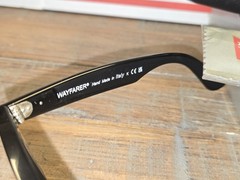 Ray-Ban Sunglasses RB2140 Original Wayfarer Black Frame Green Lenses 54mm Unisex