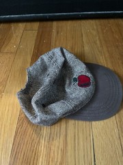 Cold Hollow Cider Mill Snapback Hat Vermont to the Core Herringbone Brown