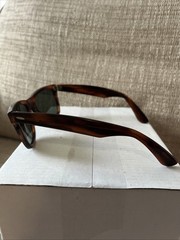 Ray-Ban B&L L2052 VVAS Wayfarer Mock Tortoise Frame Glass Lens Sunglasses