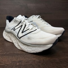 New Balance Fresh Foam More v4 Mens 14 White Black MMORCW4 Running Shoes