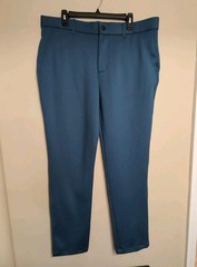Greyson Pants Mens Sequoia Trouser Golf Performance Stretch Teal Sz 36/32