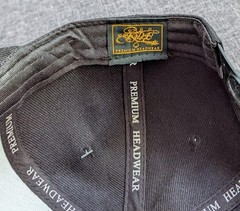 Kipa Premium Headwear Papi Demi Sec Snapback Hat Cap Black Gold Embroidered NWT