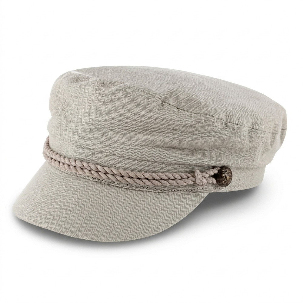 Unisex Greek Fisherman Hat 100% Cotton Sailor Cap Nautical Fiddler One Size