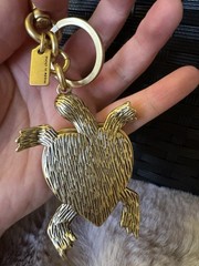 Coach Turtle Bag Charm