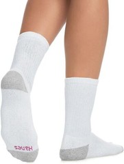 6；12 Pairs Hanes Cotton cushion CREW socks « SLIGHTLY-IMPERFECT » « Unisex »