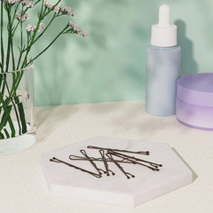 No Slip Bobby Pins for All Hair Types, Secure Hold Hair Pins for Updos, Brunette