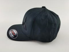 Mitsubishi hat, FlexFit hat, FlexFit cap, custom, fitted hat, 3d embroidery, hat
