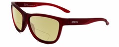 Smith Optics Eclipse Unisex Cateye Polarized BIFOCAL Sunglasses Crystal Red 58mm
