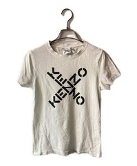 KENZO Cross Logo Chibi TEE White XS T-shirt Y2K Women