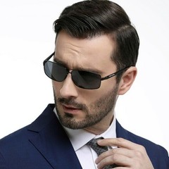 VEITHDIA Aluminium HD Polarized Photochromic Sunglasses Men UV400 Pilot Glasses