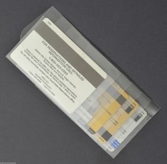 2 Plastic Replacement Inserts Picture Card 5 page Holder for Checkbook Wallet