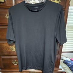 Propper Men’s Black Polyester/Spandex Stretch Crew Neck T-Shirt, L