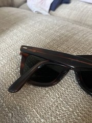 Ray-Ban B&L L2052 VVAS Wayfarer Mock Tortoise Frame Glass Lens Sunglasses