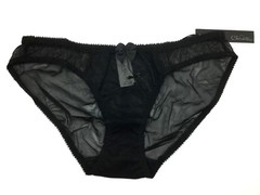 Love Claudette Brassiere Dessous Mesh Bikini Panty Brief Lingerie Panties Black