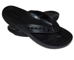 Crocs Baya II Flip Flops Black Men&rsquo;s 12 Standard Thong Sandals Croslite NWT