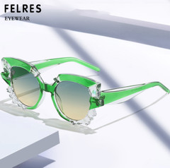 Women Cat Eye Punk Sunglasses Outdoor Driving Party Shade Glasses UV Protection
